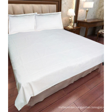 high quality percale hotel cotton bed sheet